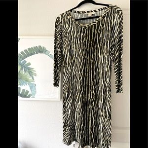 Michael Kors animal print  viscose dress